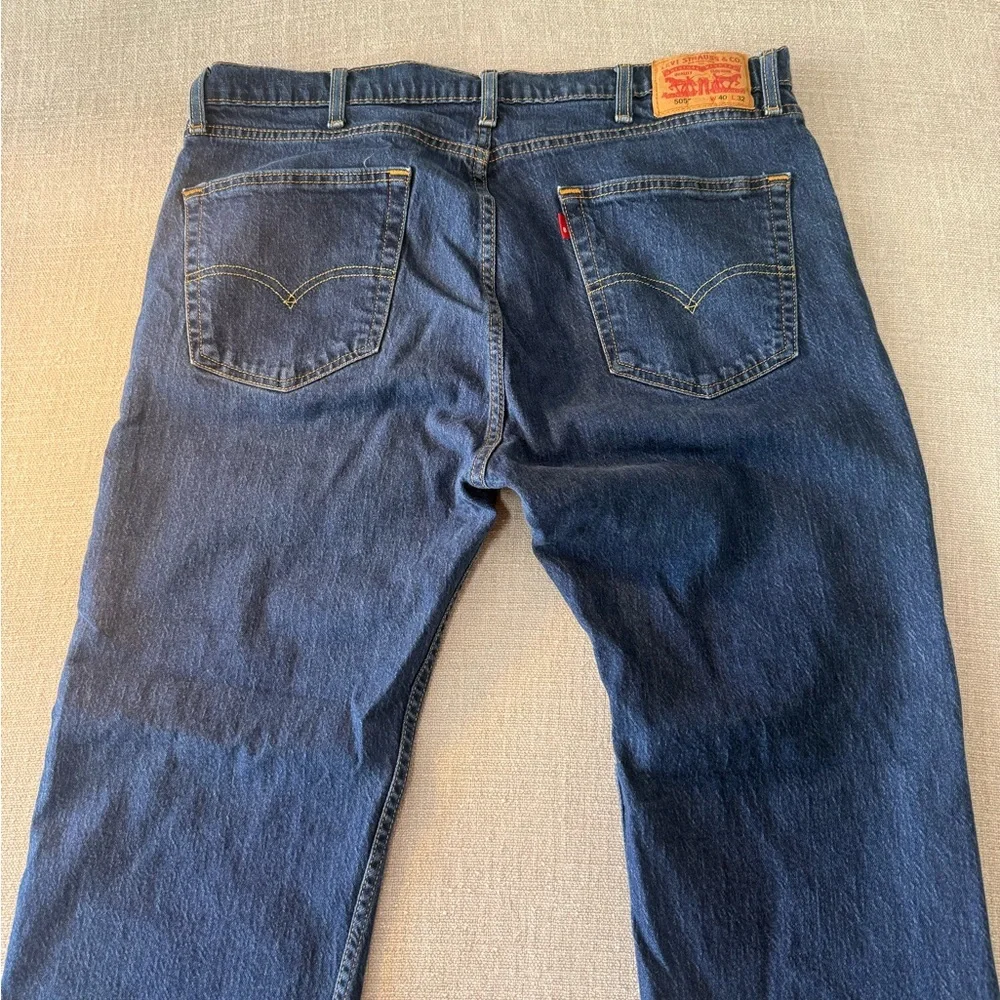 Levi's Men's Straight Dark Blue Denim Jeans